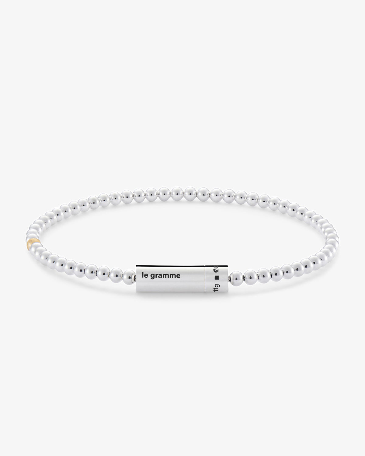 Le gramme 11g polished beads bracelet