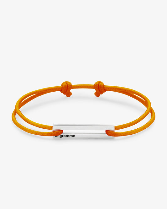 Le gramme 7g orange cord bracelet