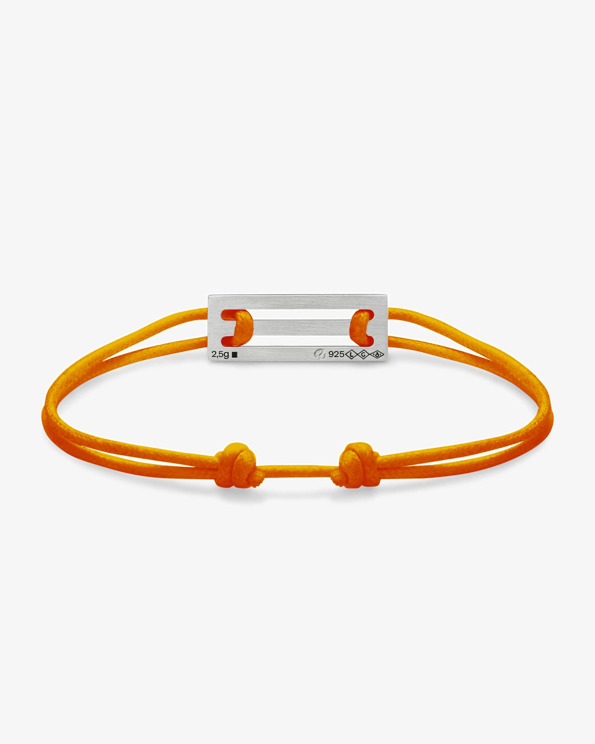 Le gramme 5g cord bracelet orange cord
