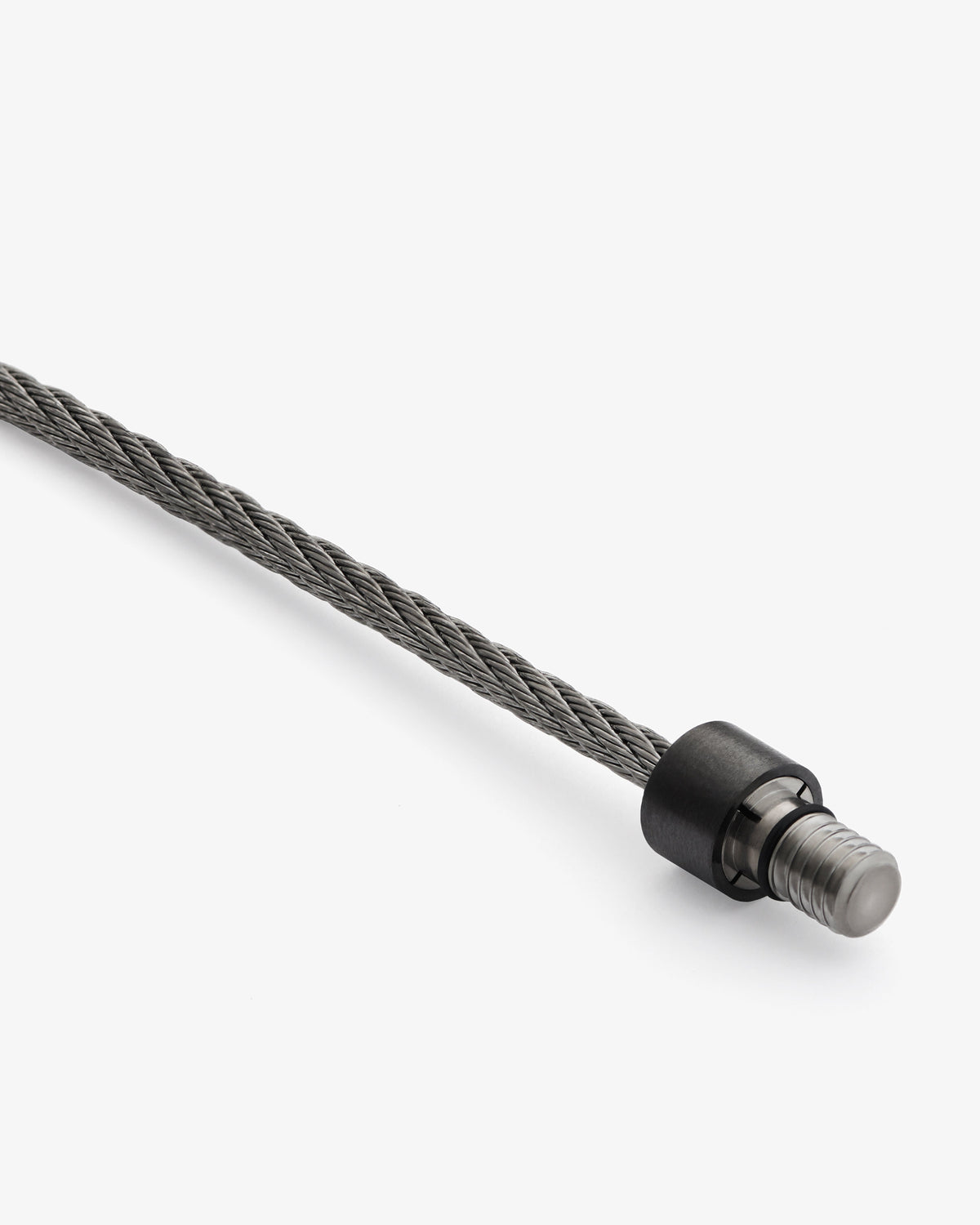 Le gramme 7g brushed ceramic cable bracelet