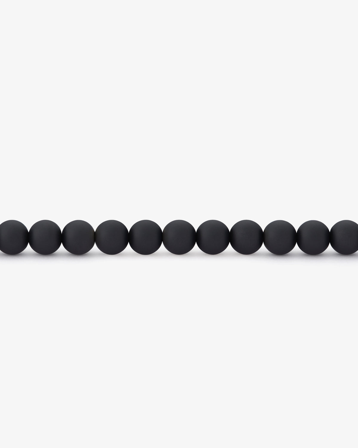 Le gramme 28g black brushed ceramic beads bracelet