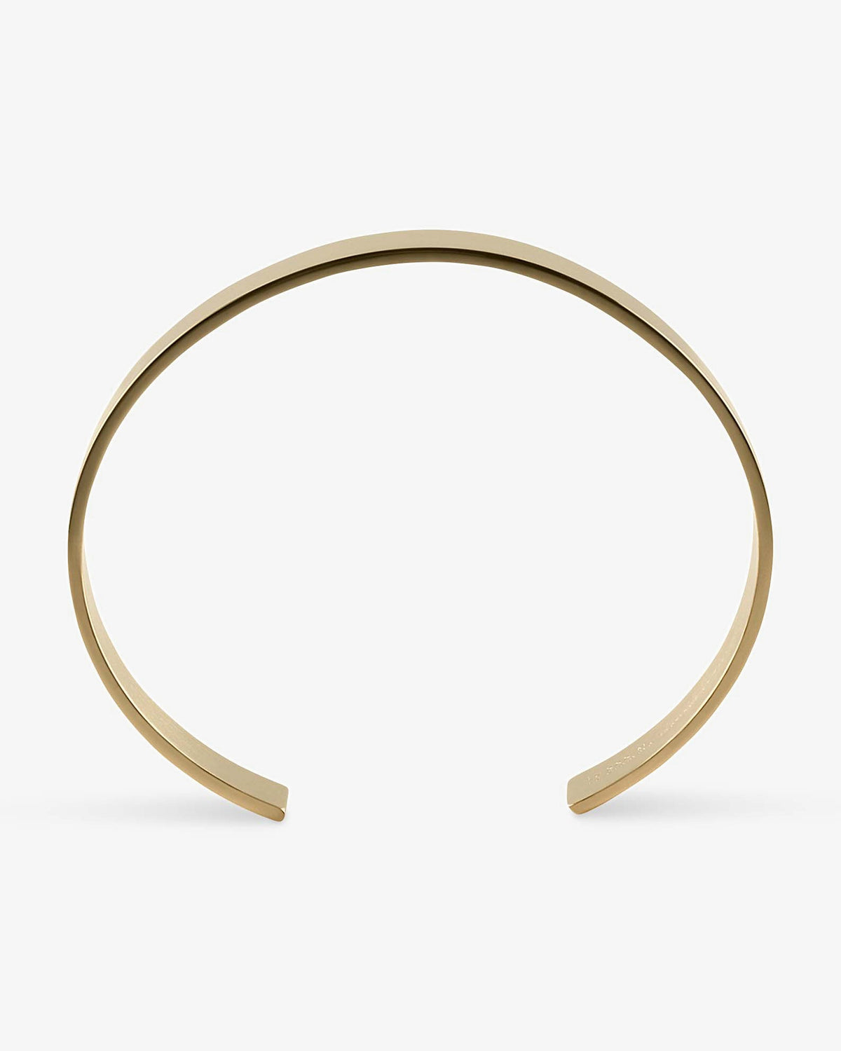Le gramme 33g brushed 18k gold ribbon bracelet
