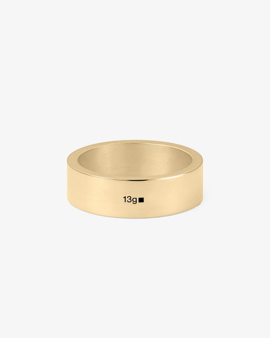 Le gramme 13g polished 18k gold ribbon ring
