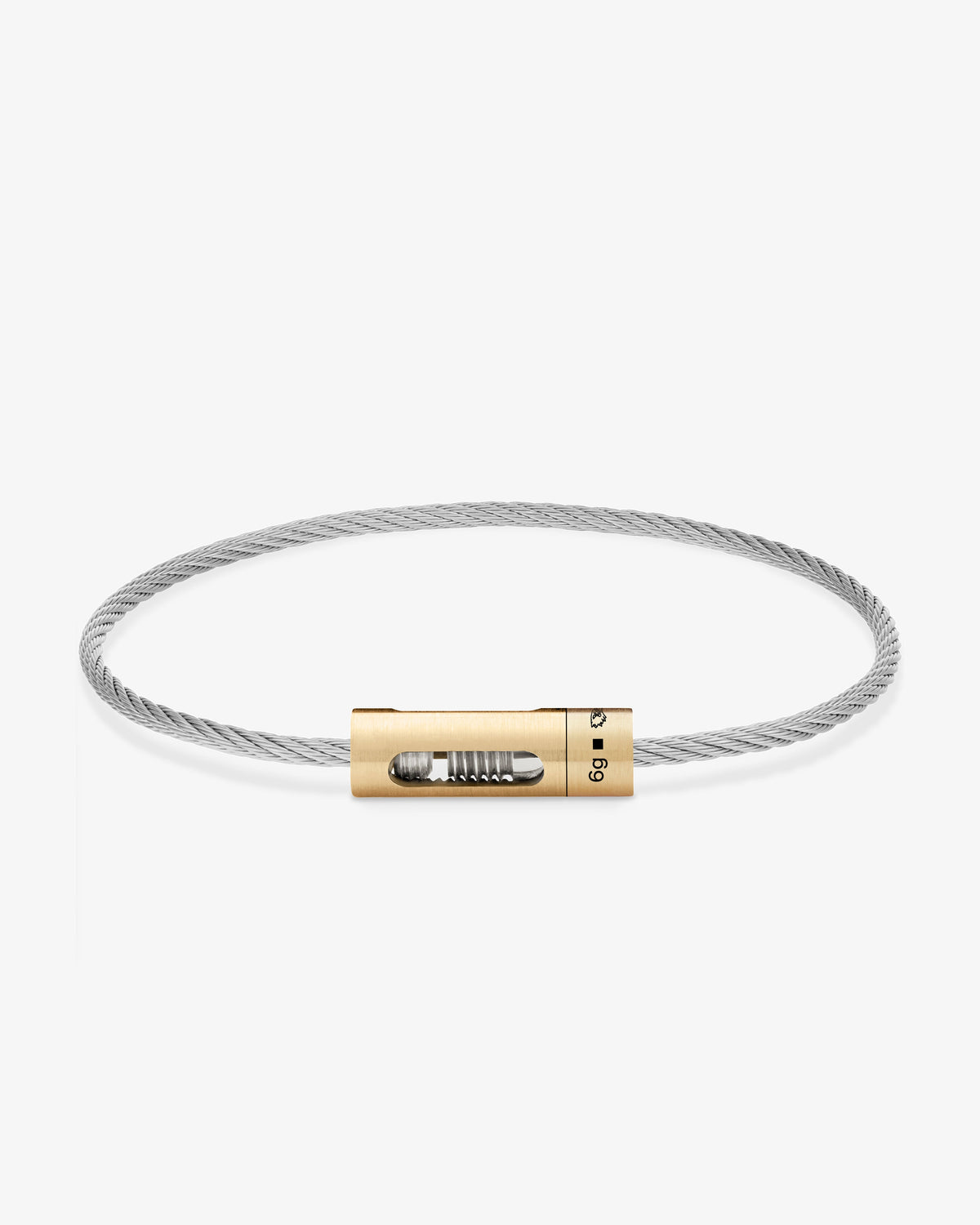 Le gramme 6g punched cable bracelet