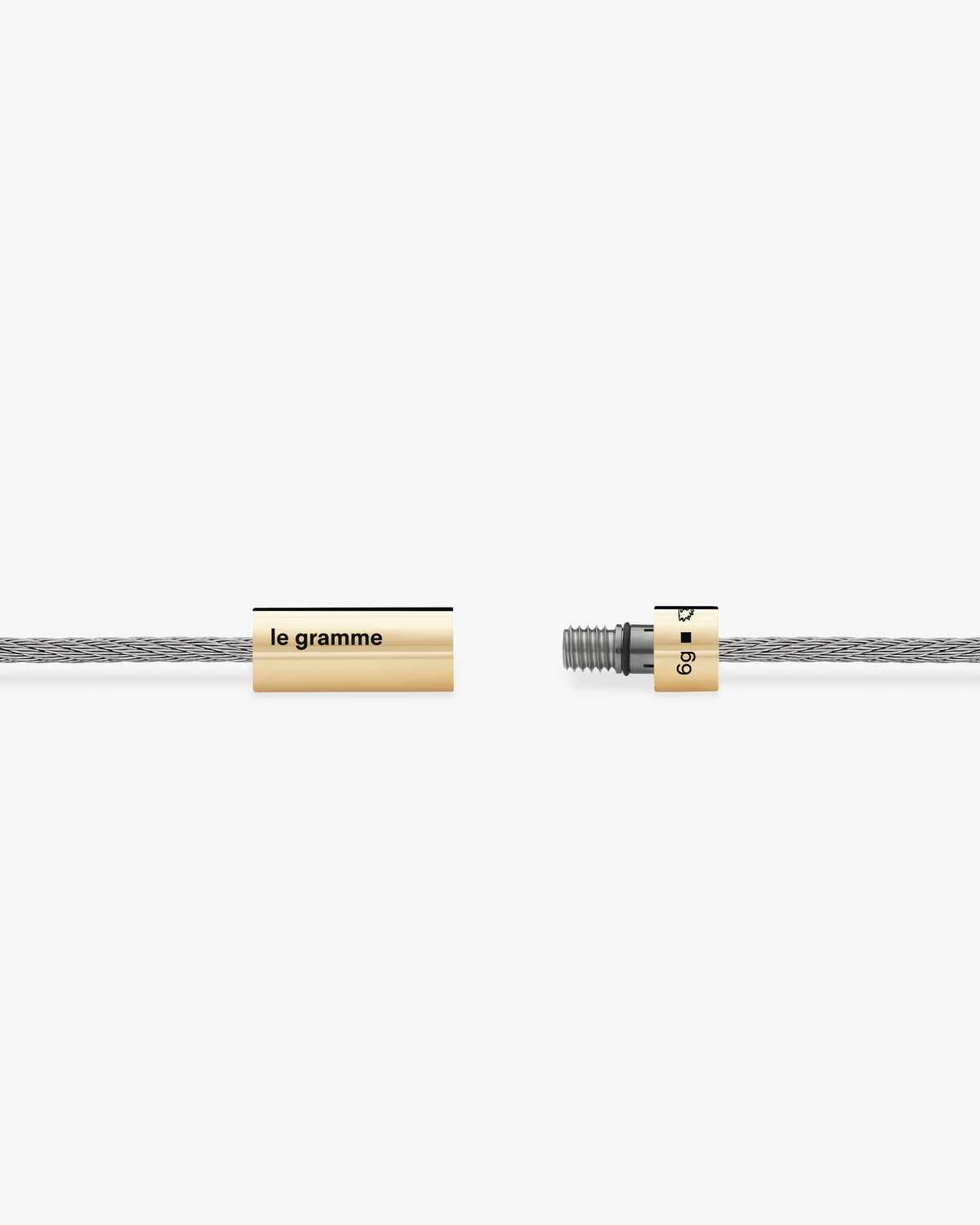 Le gramme 6g polished 18k gold cable bracelet