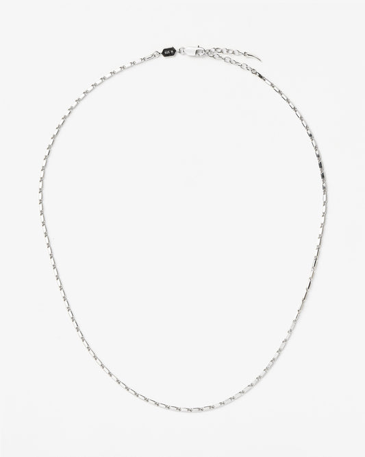 Missoma Lucy Williams Horizon Link Chain Necklace in sterling silver