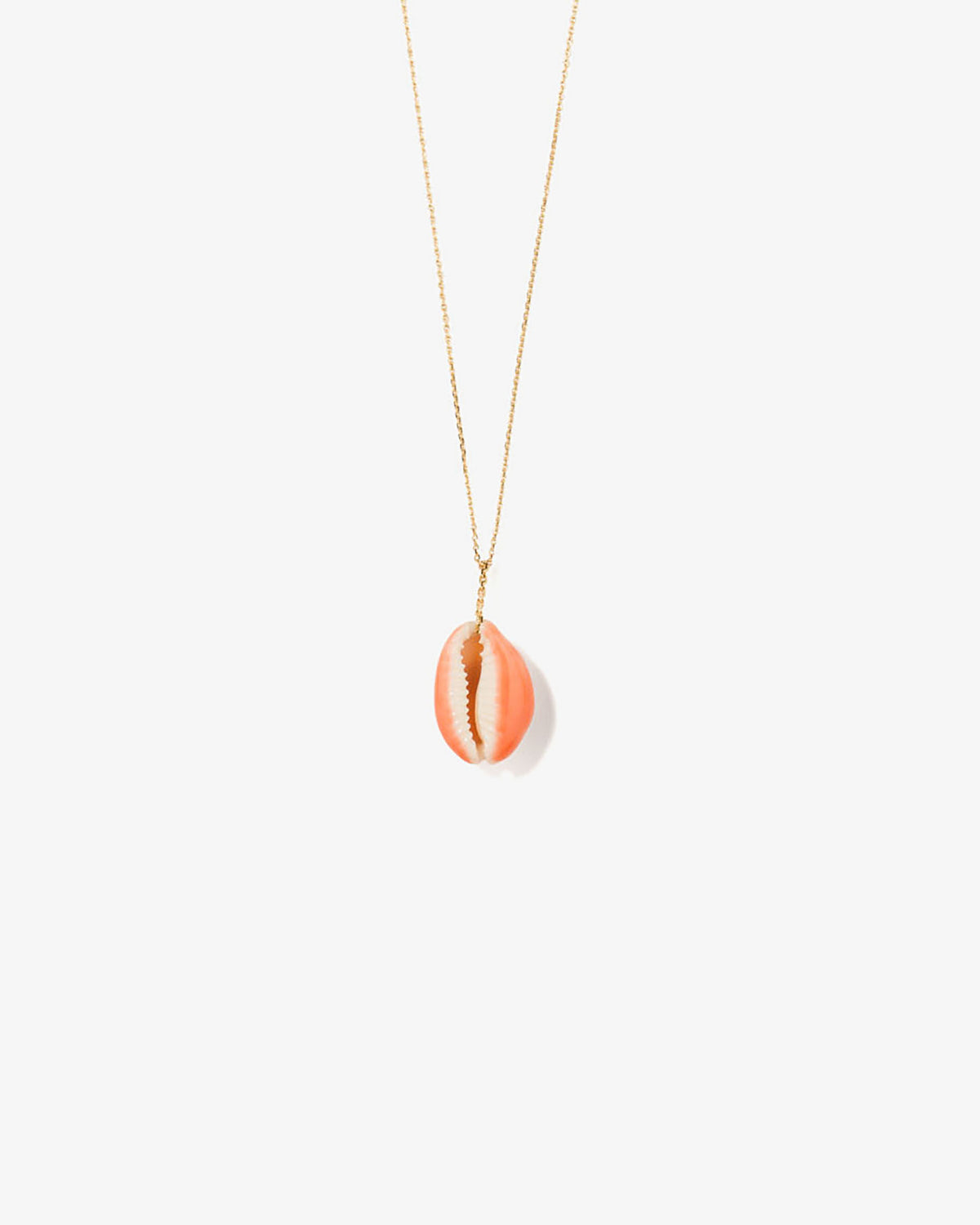 Aurelie Bidermann Fine 18K Gold Grenadine Merco Shell Necklace
