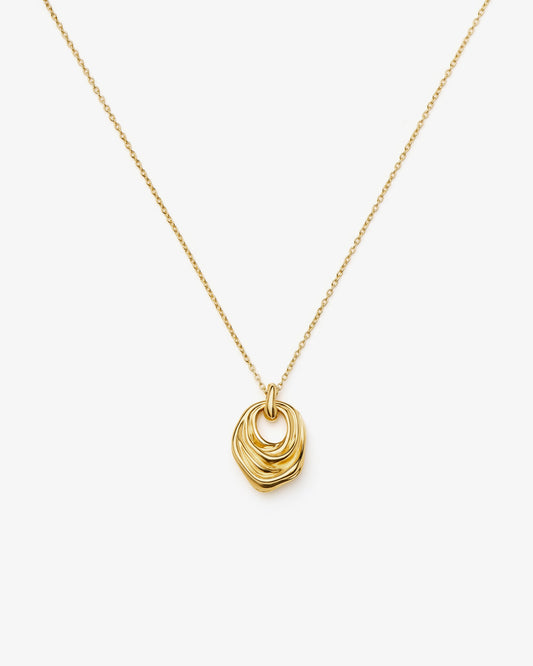 Missoma x MARKGONG Draped Pendant Necklace in gold-plated brass