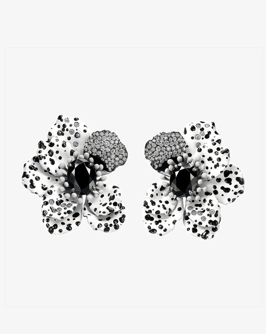 Anabela Chan Monochromatic Poppy Earrings