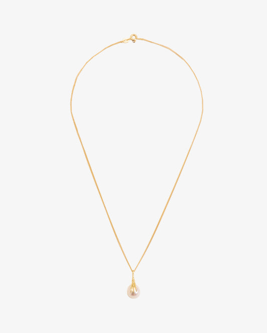 Wouters & Hendrix Gold 18K Gold Grigri Pearl Pendant Necklace