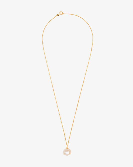 Wouters & Hendrix Gold 18K Gold Long Pearl Pendant Necklace