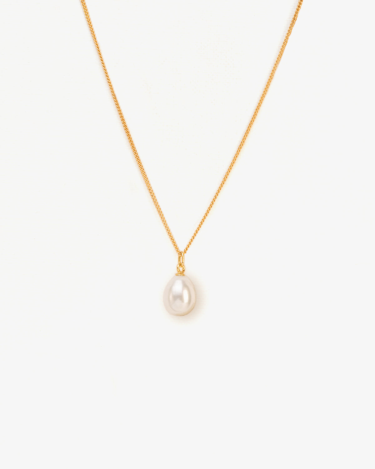 Wouters & Hendrix Gold 18K Gold Pearl Pendant Necklace
