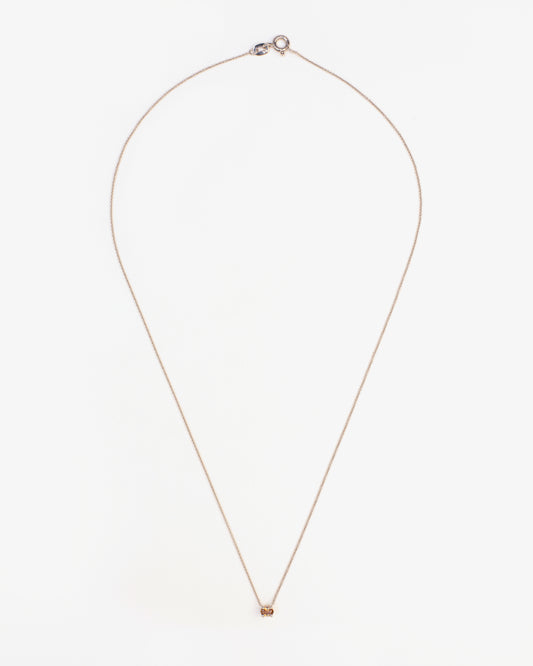 Wouters & Hendrix Gold 18K White Gold Cream Diamond Pendant Necklace