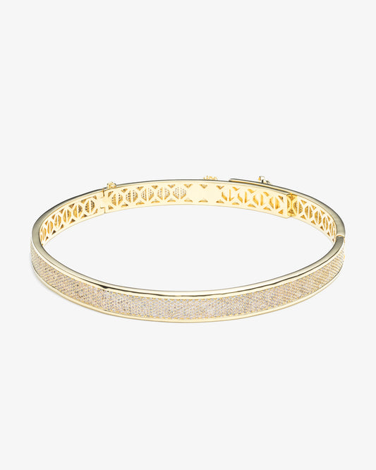 Pave Safety Chain Choker Necklace