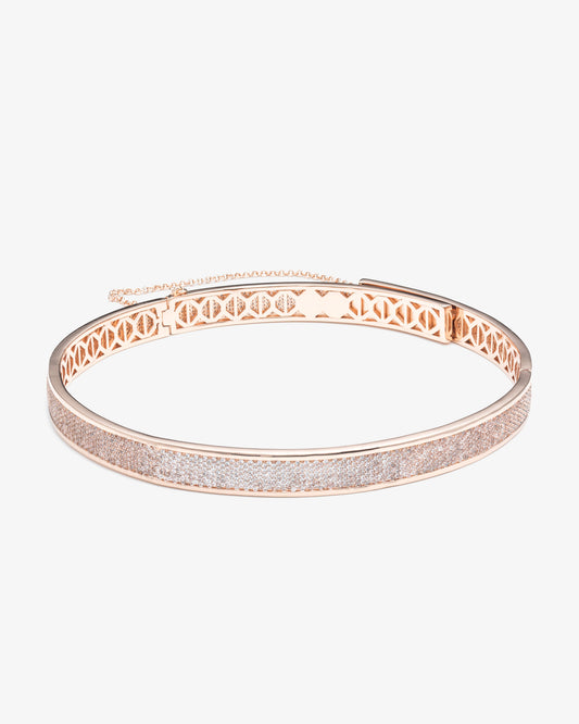 Eddie Borgo 12k Rose Gold Pavé Safety Chain Choker