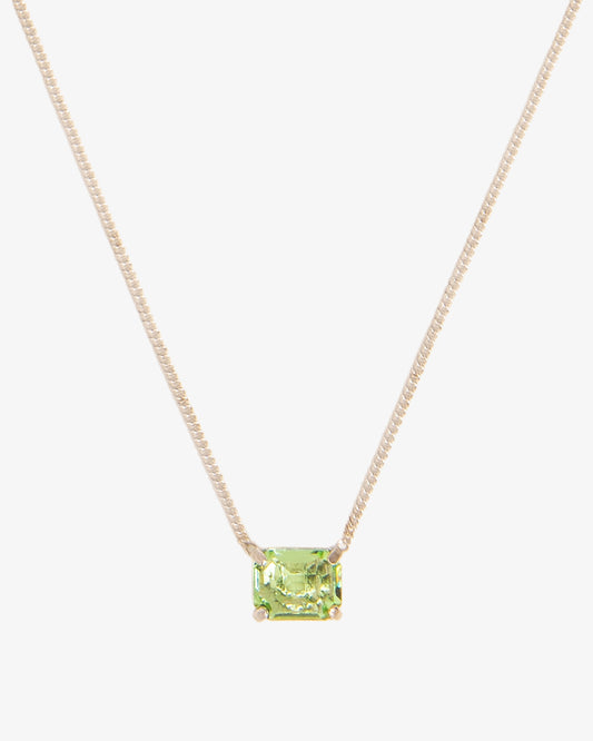 Peridot Crystal Necklace