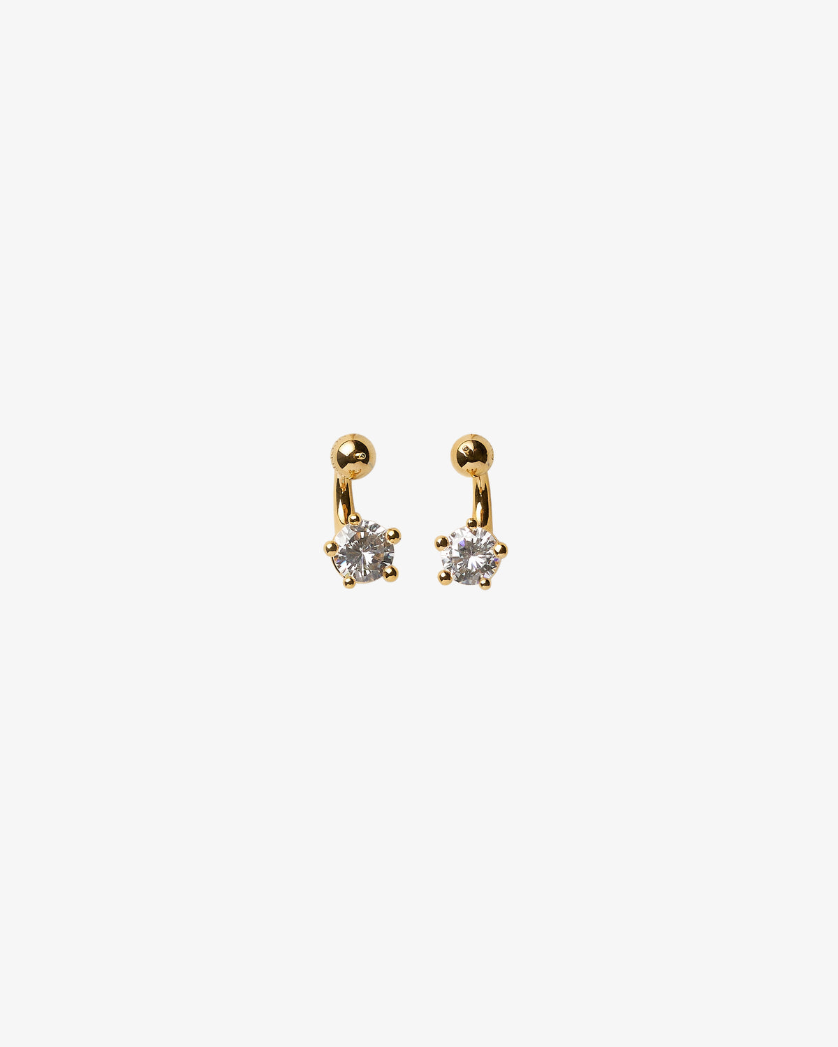 Panconesi Nova Earrings in 18-karat gold-plated brass, alternate view