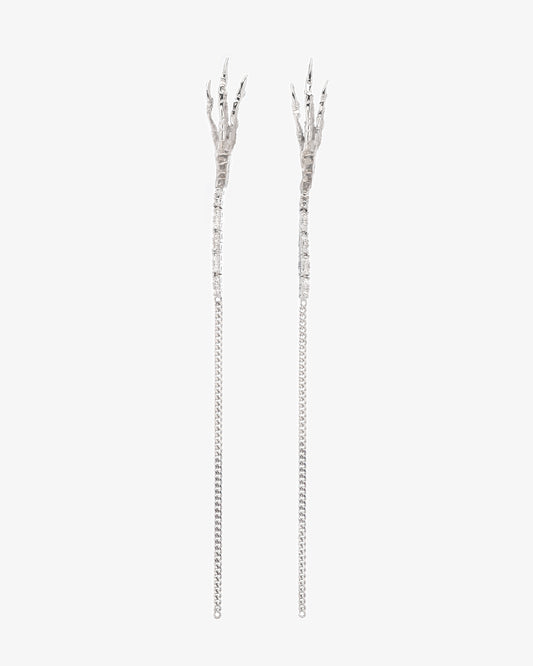 Wouters & Hendrix Gold 18K White Gold Claw Diamond Earrings