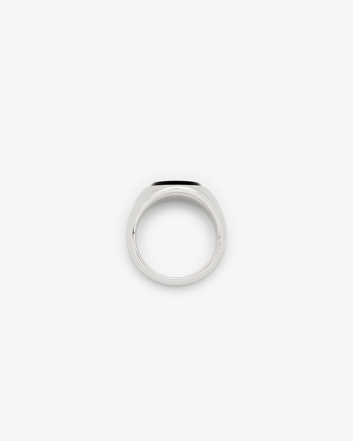 Tom Wood Oval Black Onyx Ring, second view