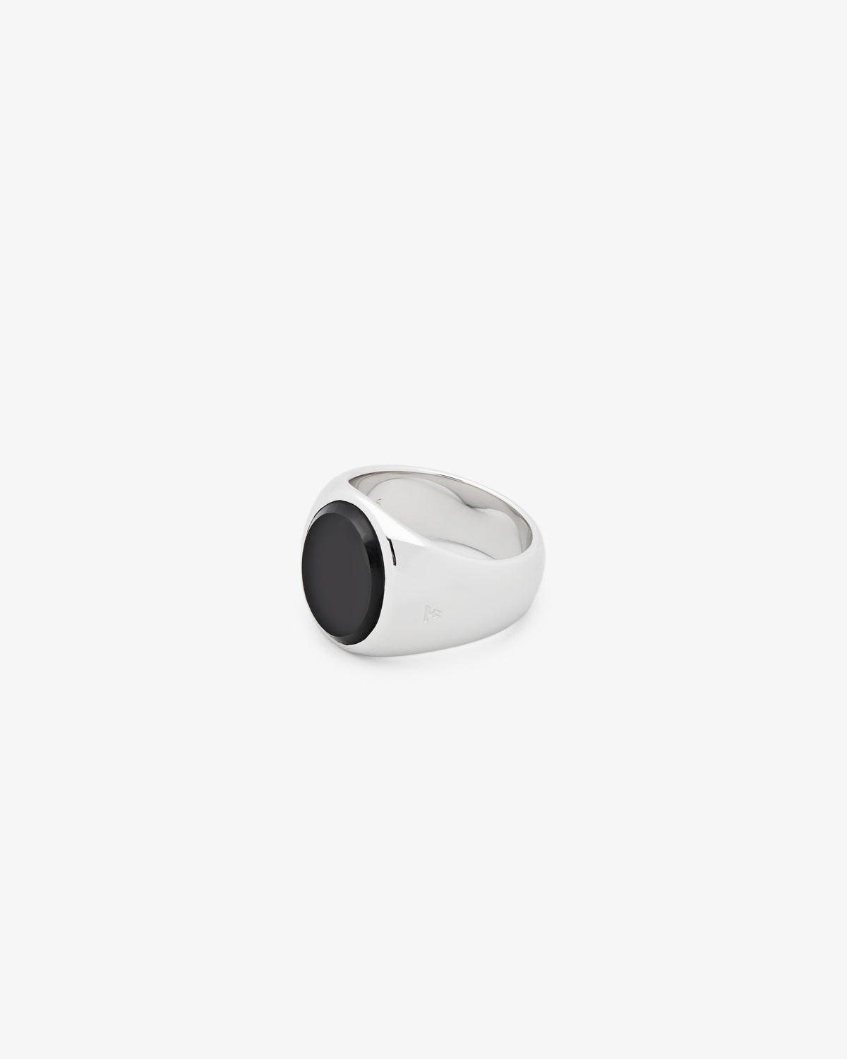 Tom Wood Oval Black Onyx Ring, third view
