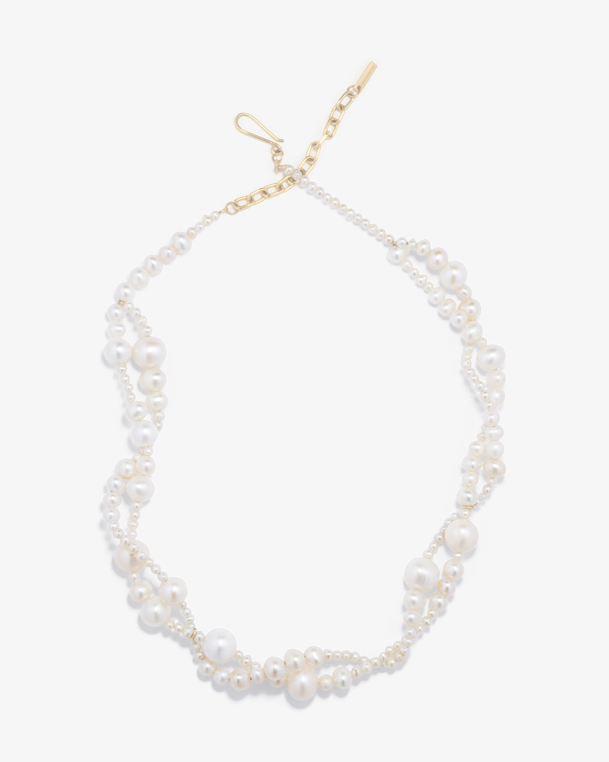 Completed Works – Twisted Strands Pearl Necklace