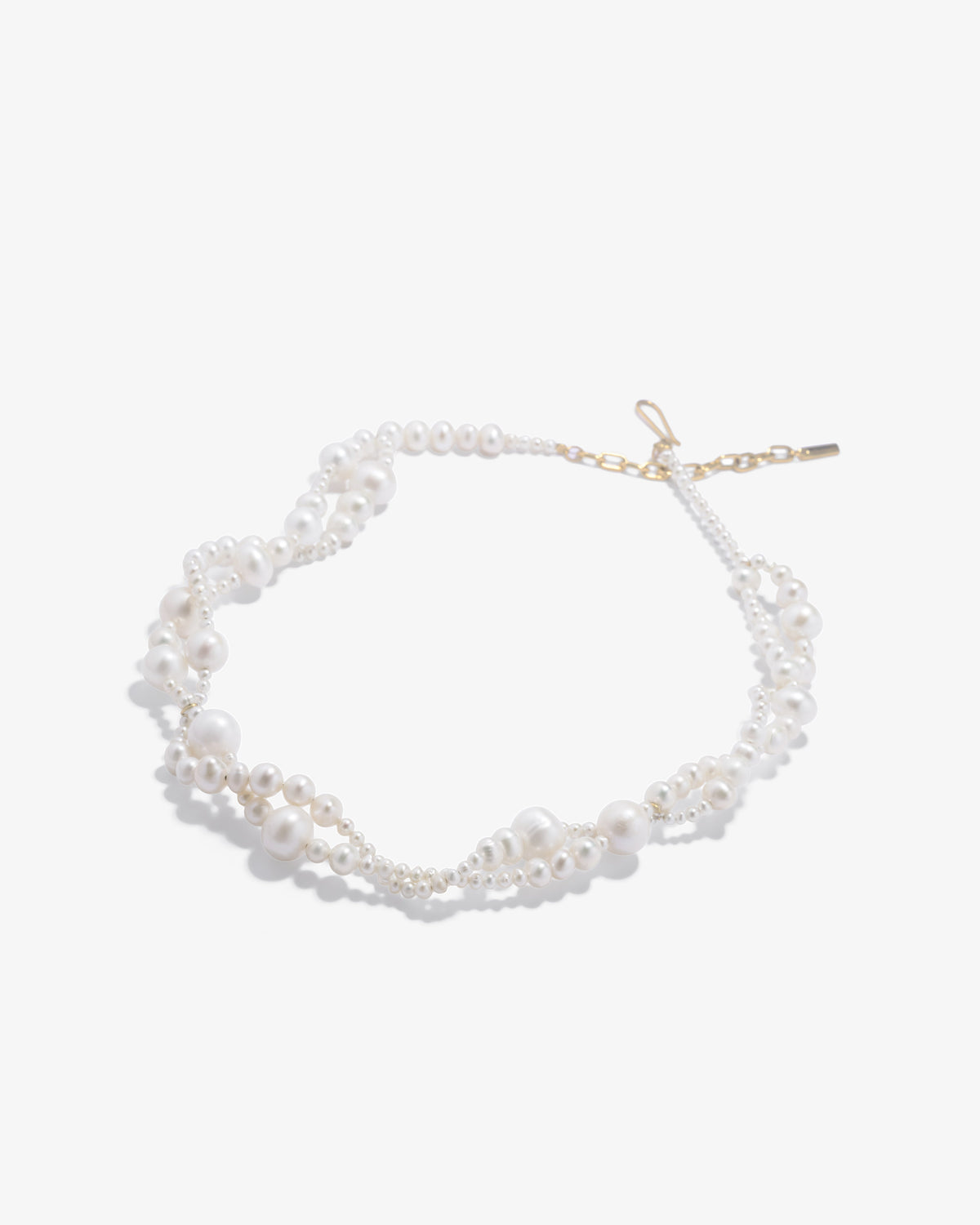 Completed Works – Twisted Strands Pearl Necklace