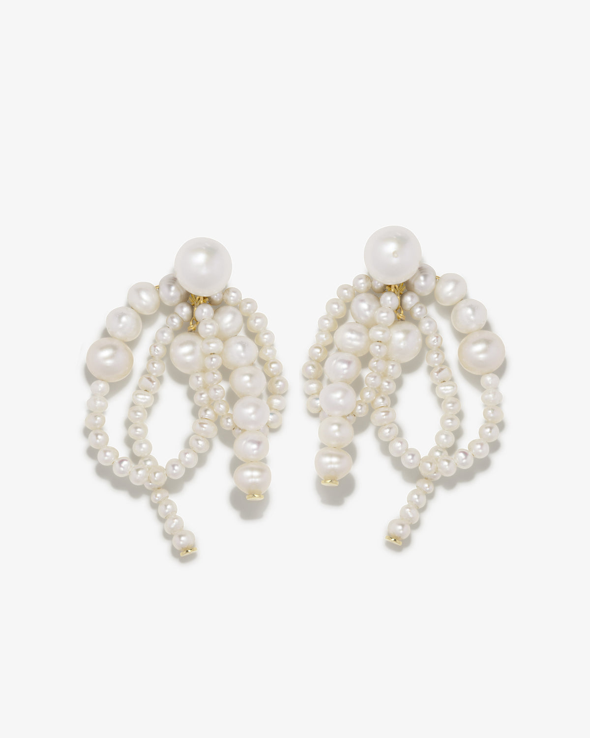 Completed Works – Pearl Earrings