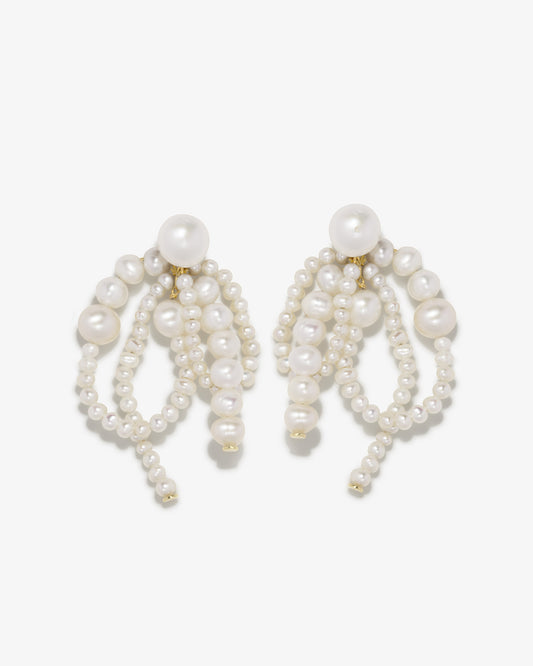 Completed Works – Pearl Earrings