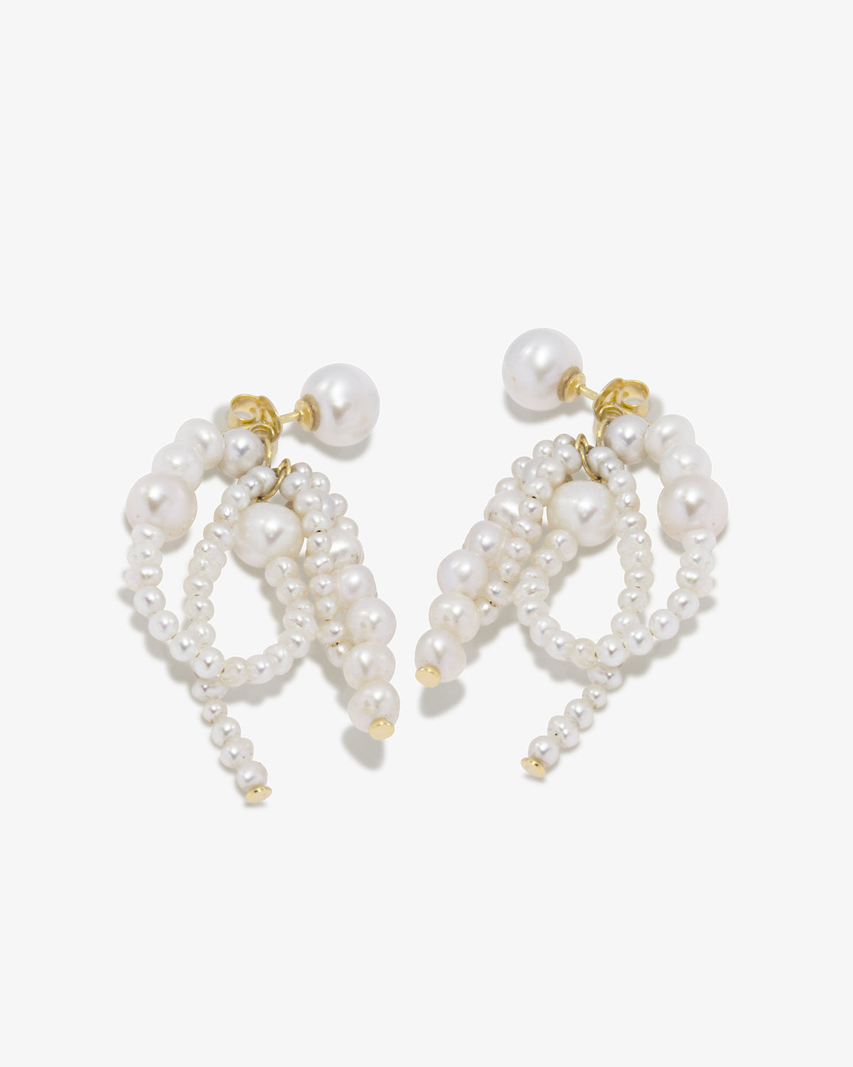 Completed Works – Pearl Earrings