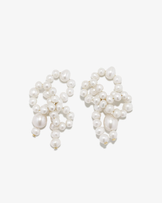 Completed Works – Pearl Bow Earrings