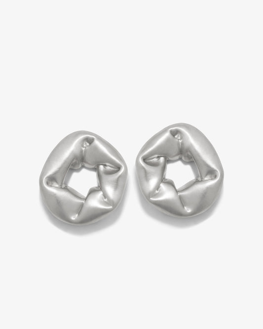 Completed Works – Oversized Scrunch Earrings