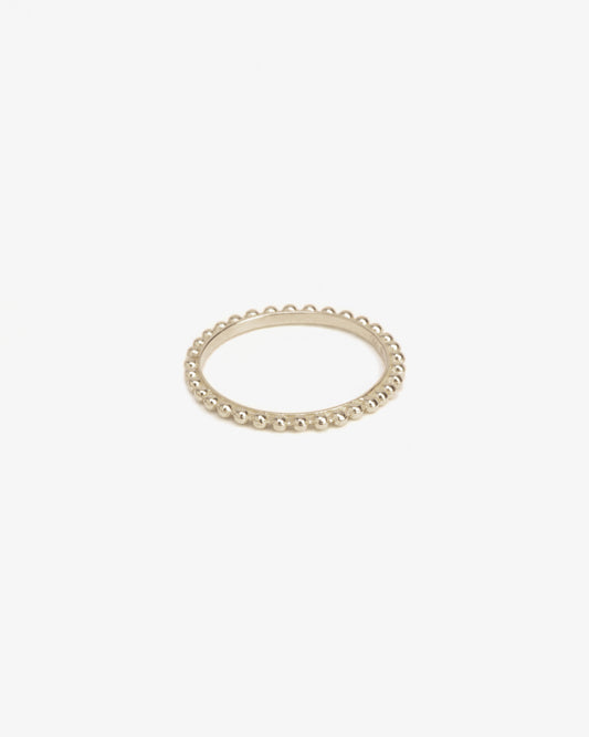 Wouters & Hendrix Gold 18K White Gold Ball Chain Ring