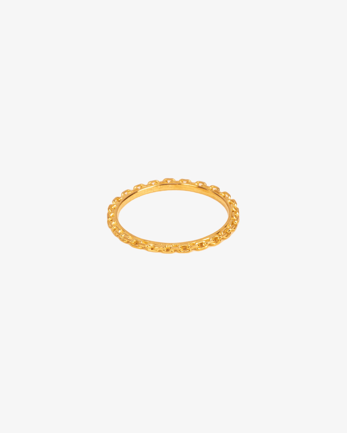 Wouters & Hendrix Gold 18K Gold Trace Chain Ring