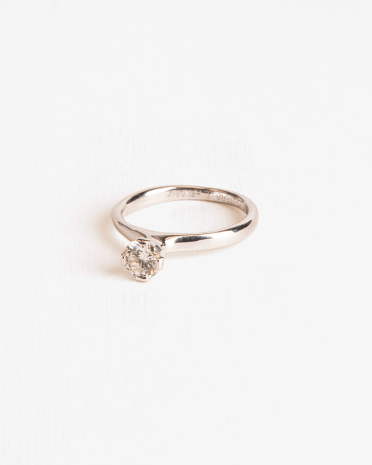 Wouters & Hendrix Gold 18K White Gold 0.50ct Diamond Solitaire Ring
