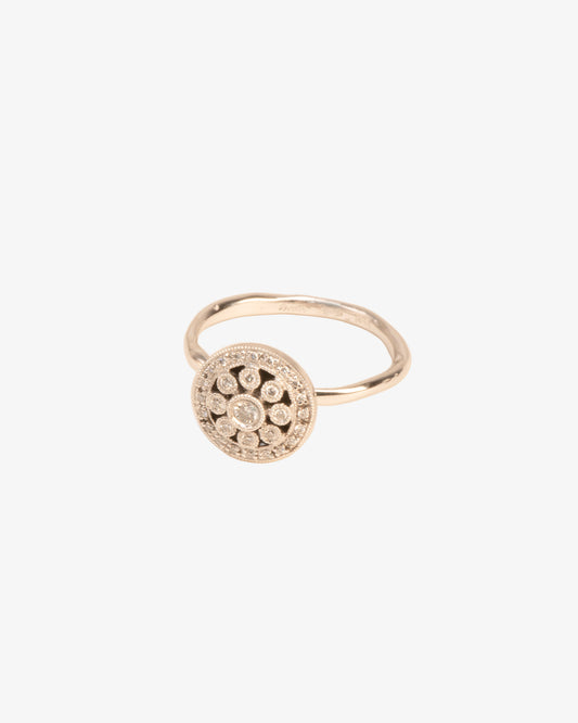 Wouters & Hendrix Gold 18K White Gold Diamond Rosas Ring