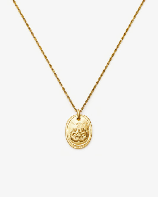 Missoma The Friendship Talisman Necklace in gold-plated brass