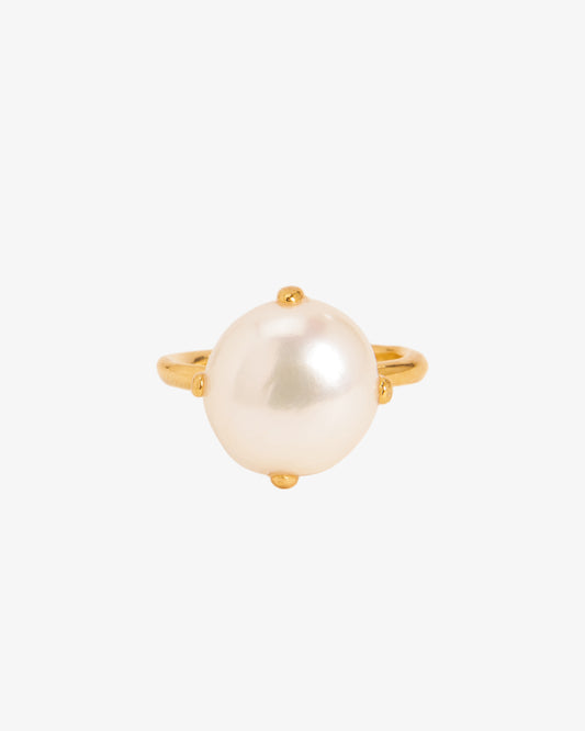 Organic Large Freshwater Pearl Ring