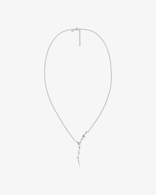 Rose Thorn Single Drop Pendant