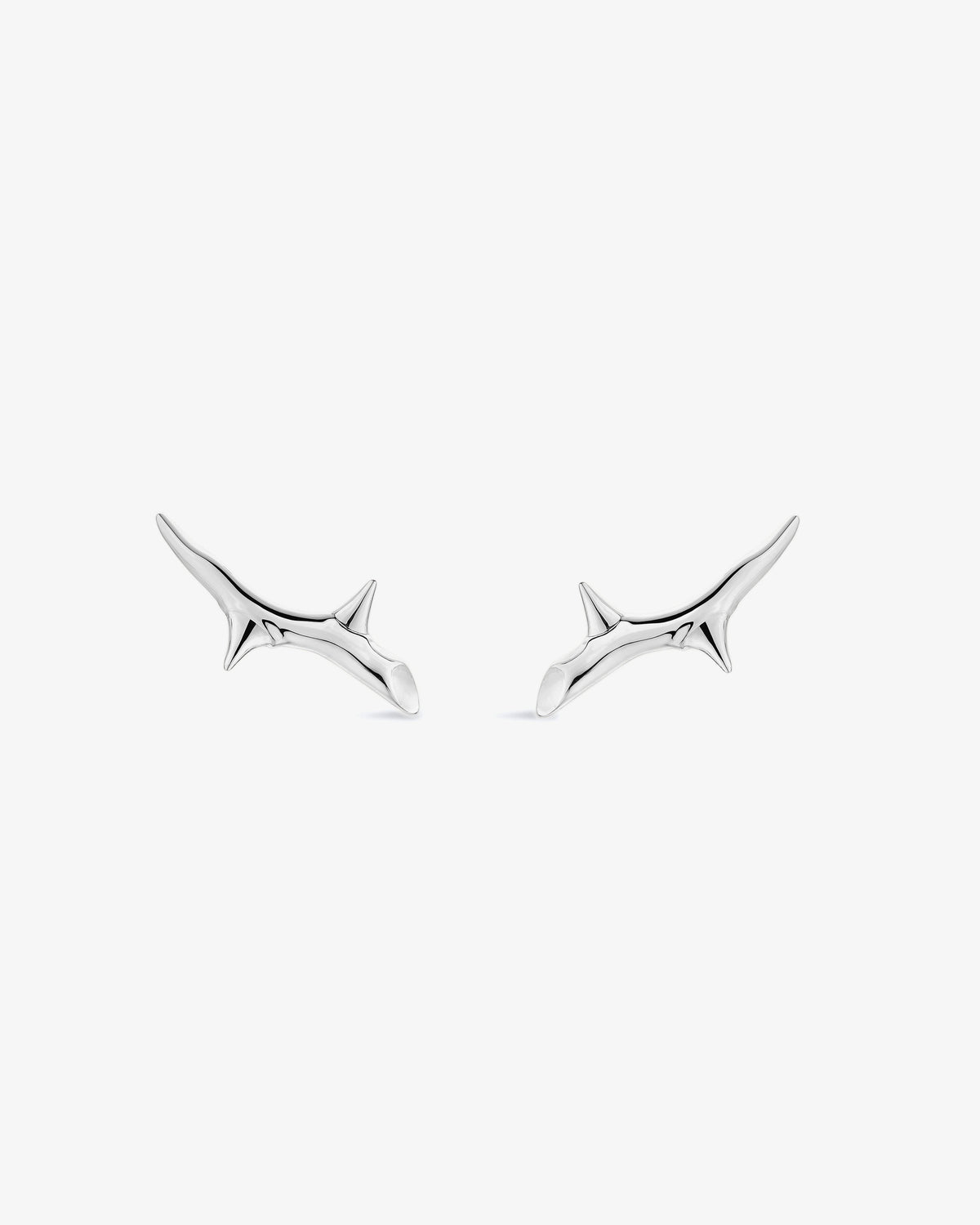 Shaun Leane Rose Thorn Climber Earrings