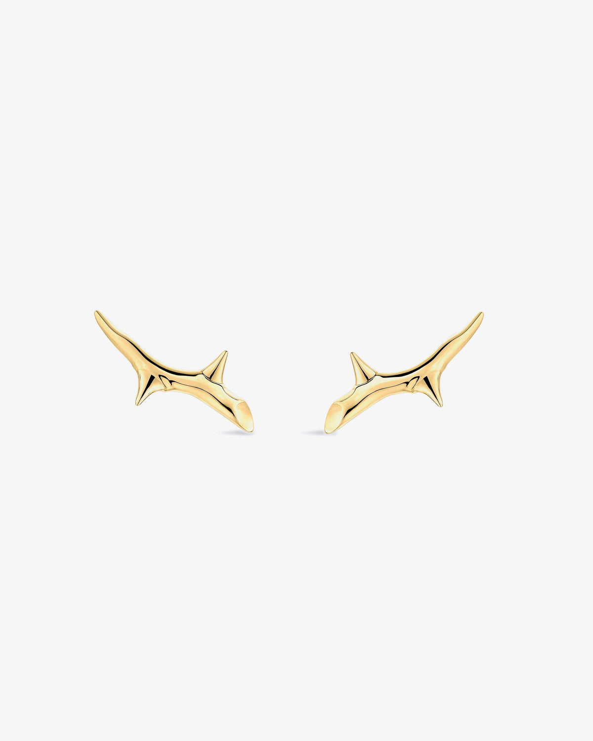 Shaun Leane Rose Thorn Climber Earrings