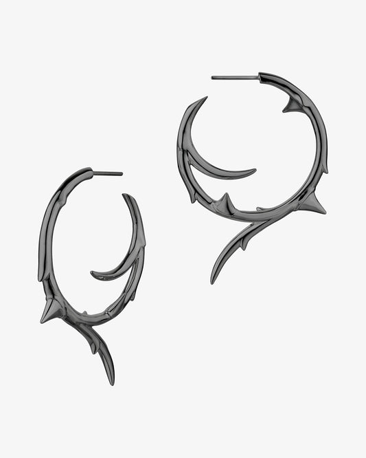 Rose Thorn Large Hoop Earrings
