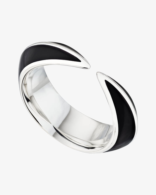 Shaun Leane Sabre Deco Jet Ceramic Ring
