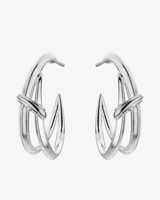 Shaun Leane Sabre Deco Twist Hoop Earrings