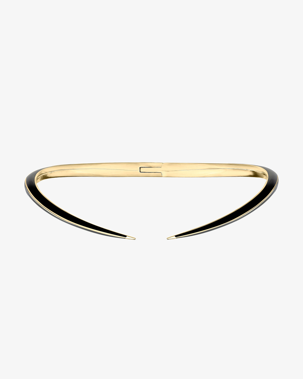 Shaun Leane Sabre Deco Jet Ceramic Torque Necklace