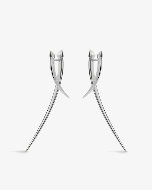 Shaun Leane Sabre Statement Crossover Earrings