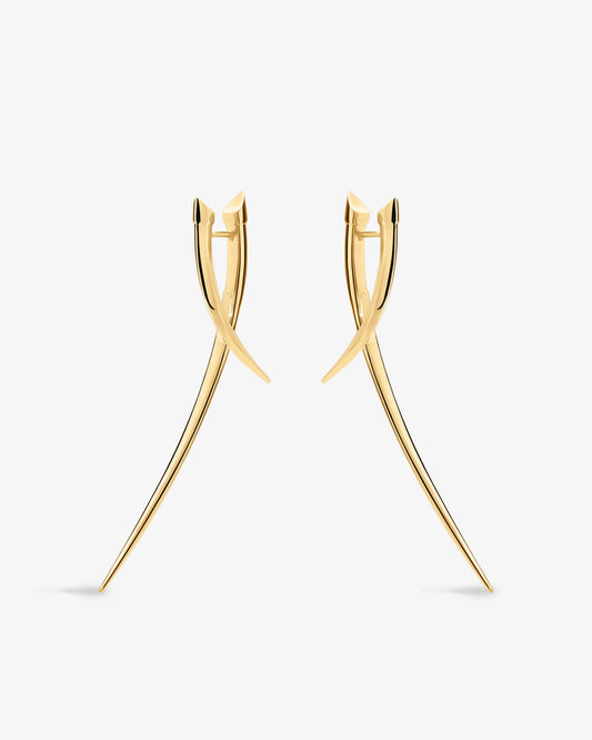 Shaun Leane Sabre Statement Crossover Earrings