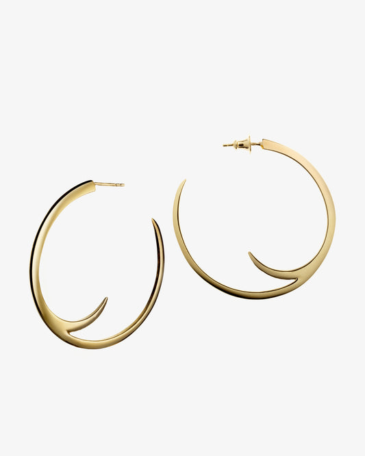 Talon Cat Claw Large Hoop Earrings