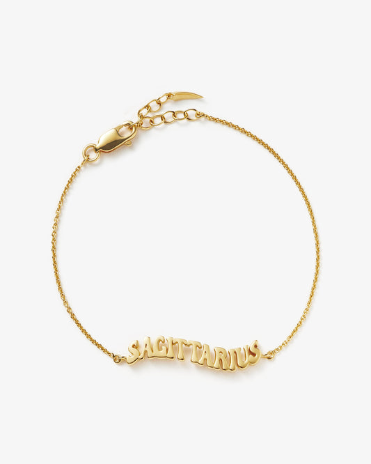 Missoma Sagittarius Zodiac Bracelet in gold-plated sterling silver