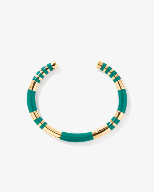 Aurelie Bidermann Emerald Green Positano Bracelet