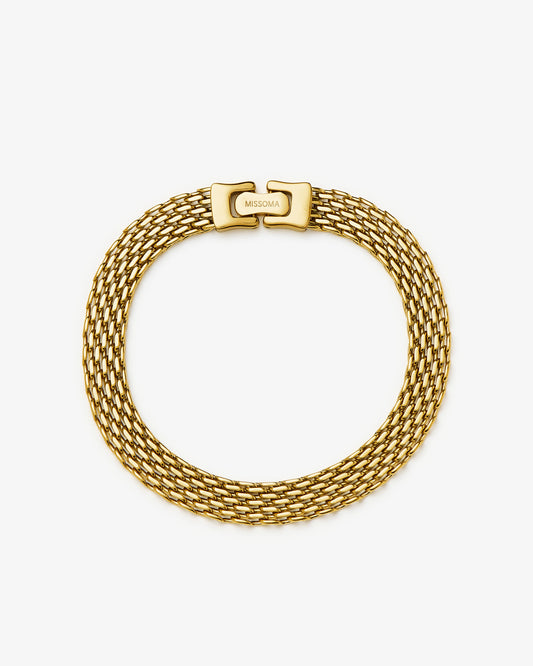 Missoma Heirloom Chain Bracelet in gold-plated metal